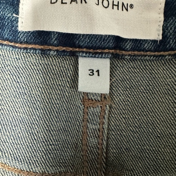 DEAR JOHN Jodi Super High Rise Straight Jeans, Size 31 (v) - Picture 10 of 11